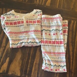 Wondershop Festive Kids Pajama Set - Red, Green, and White